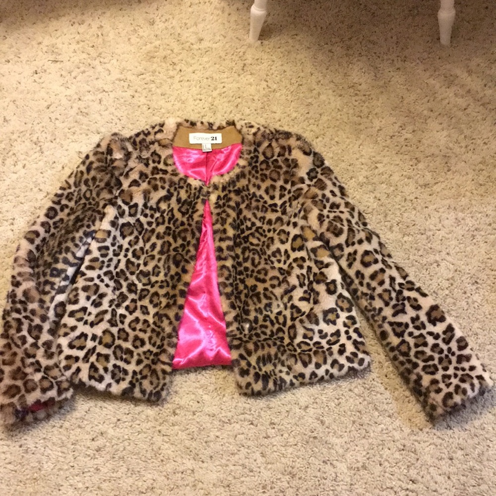 Faux fur coat
